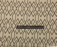 LACEFIELD DESIGNS ZOE ZINC GRAY KEIRA GEOMETRIC GATE FABRIC BY THE YARD 54″W