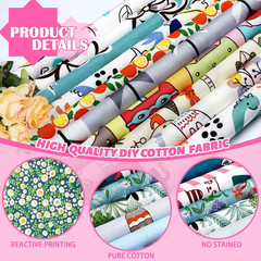 100 Pcs 10 X 10 Inch Cotton Fabric Squares Precut 10″X10″ Quilting Fabric Square