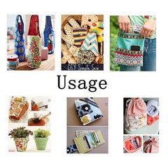Quilting Fabric, Misscrafts 200pcs 6″ x 6″ (15x15cm) Cotton Craft Fabric Bundle
