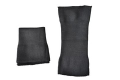 Knit Cuffs for Jacket 1 Pair Black Seamless Rib Cuffs for Sleeve Replace
