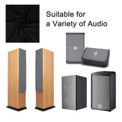 Audio Speaker Mesh Grill Cloth & Stereo Subwoofer Fabric Decorate&Dust-Proof DIY