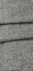 $36 for 2 Yards,Black & L.Grey 60%wool Twill For Coat. Blazer. Cape & Hat #109
