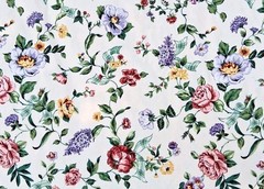 VTG 5th Avenue Designs Floral Upholstery Fabric Cotton 53″ X By The Yard