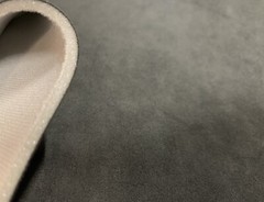 GENUINE Alcantara Fabric Cover BLACK with 2.50mm Foam + Fabric Laminated