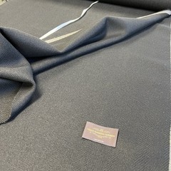 Vitale Barberis Canonico VBC 3.2m | Black Herringbone Overcoat Fabric |