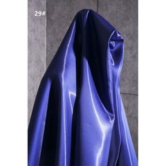 Shiny Glossy Smooth Satin Silk Fabric Wet Look for DIY Sewing Craft Dress 150cm