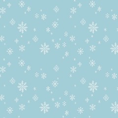 ~ Riley Blake Northern Lights Flannel Fabric F15004Sky Let It Snow Double Nap ~