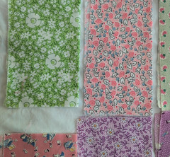 Lot of 19 Maywood Studio Fabric JUST MAKIN’ CONVERSATION Repro 1930s 9½” Squares