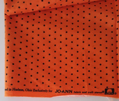Jo-Ann, other Halloween Orange Black Cotton Fabric 36″x43″, 48″x44″