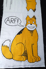 1982 Tribune Co. Syndicate Little Orphan Annie 3 Pillow Fabric Panels Kit To Sew