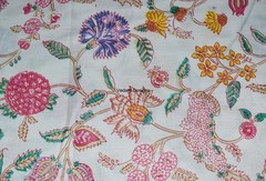 Indian 10Yard New Hand Block Print White Floral Cotton Craft Sewing Dress Fabric