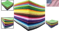 High-Density Acrylic Felt Sheets – 42 Assorted Colors for Creative Projects