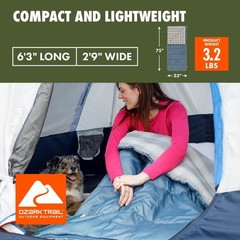 50F Flannel SLB Sleeping Bag 2 Pack Camping Overnight Sleep Gear