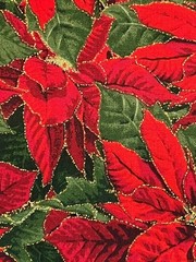 Quilting Fabric Lot – Christmas Holiday Winter Floral, 10 Fat Quarters + 1 FREE!