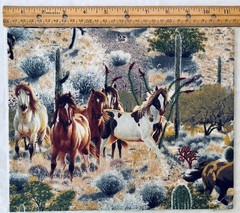 Keepsake Quilting Scrap Bag of the Month – Fabric – Cowboys, Horses, Buffalo