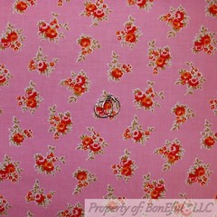 BonEful Fabric FQ Cotton Quilt Flannel White Pink Blue Yellow Baby Boy Girl Dot