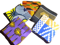 100 Squares African Fabric 4x4in. Quilting Scraps Sewing Crafts 100%Cotton