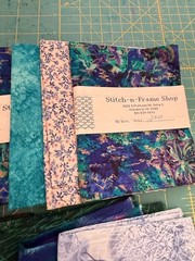 23 Fat Quarter Bundle fabric cotton quilt quilting blue green turquoise