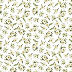 LUMIN – White Owl Textiles – Patchwork Picnic by Susan Winget – Small Floral –