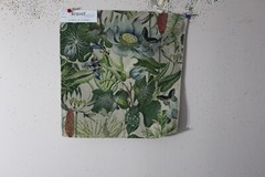 Clarke & Clarke, Waterlily Linen, Koi Fish and Waterlilies, Var Clrs and Sizes