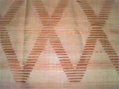 Fabric Robert Allen Beacon Hill Ababca Diamond Flambeau Silk Sheer Drapery *J10