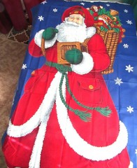Santa with Sack of Presents Quilt Top/Wall Hanging 58″ x 36″ by VIP