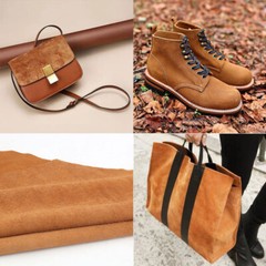 20X30cm Double-Sided Suede Fabric Soft Leather for Clothing Car Upholstery Craft