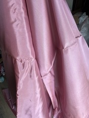 Vtg 1960s Silky Polyester Nylon Satiny Shiny Pink Dress Fabric 4yds