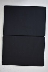 MasterFab Cotton Fabric Black 39″ x 55″ 2 Pack DIY Crafting Fashion Design