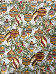 2 Pieces of Holiday Flourish by Robert Kaufmann Fabric 27″ Long by 40″ Wide each
