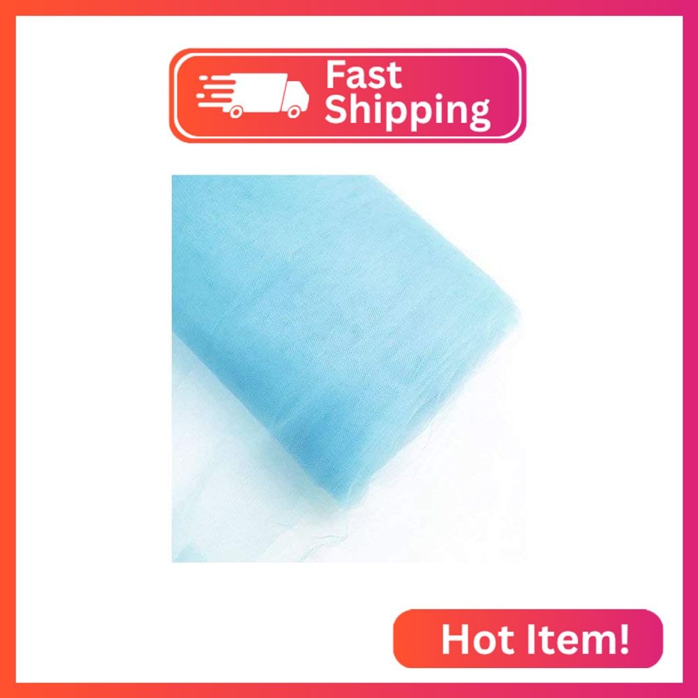 Valentina Textile Inc, 54″ by 40 Yards (120 ft) Fabric Tulle Bolt for Wedding an