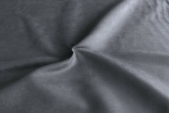 Dark Grey Faux Suede Fabric- 1 7/8 YARD PIECE