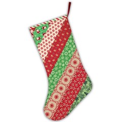 Feline Drive Fabric QUILT AS YOU GO Holiday Stocking June Tailor Easy!