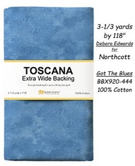 Toscana Extra Wide Quilt Back 118 x 120″ Cotton fabric Northcott BBX9020-93 Gray