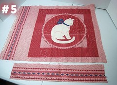 White Cat Pillow Panels by V.I.P print @Cranston Print Works Co Simple Treasures