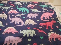 Brand New Dinasaur Fabric 100% Cotton by the 1/2 yard 18″ x 44″