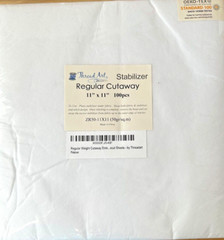 THREAD ART REGULAR CUTAWAY STABILIZER 11″ X 11″ 100 PCS NEW