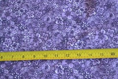 By 1/2 Yd, Purple Calico on Purple Quilt Cotton, Blank/2001, N407