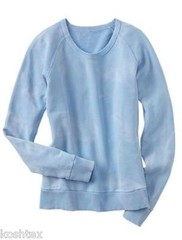 Powder Blue French Terry Knit Fabric by Yard Prewashed Cotton Tencel Spandex