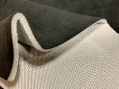 GENUINE Alcantara Fabric Cover BLACK with 2.50mm Foam + Fabric Laminated