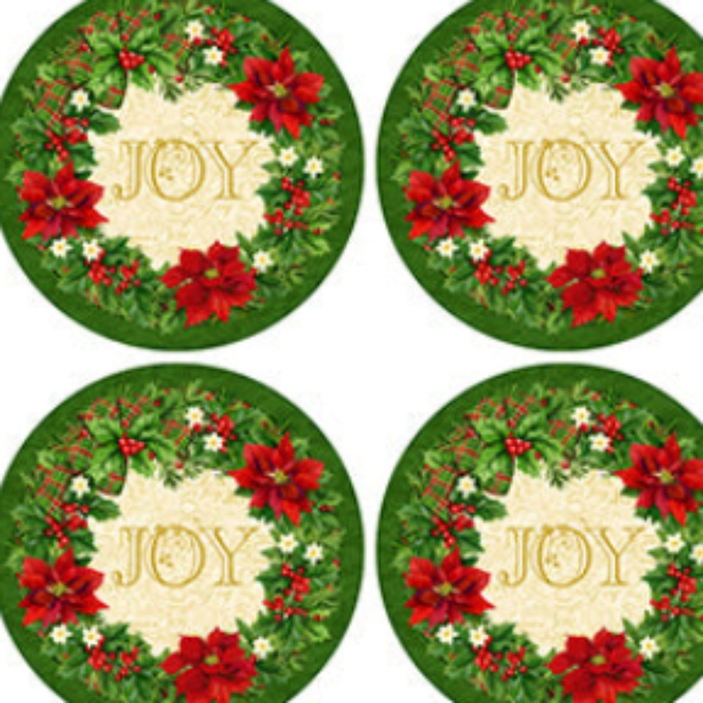 Deck the Halls Placemat Panel-Northcott Fabrics