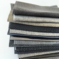 20 Assorted Designer Neutral Upholstery Fabric Swatches | Quilting Crafts
