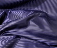 Purple Black Stripe Faux Silk Fabric Material Lining Suits Ties Skirt Drape Sari
