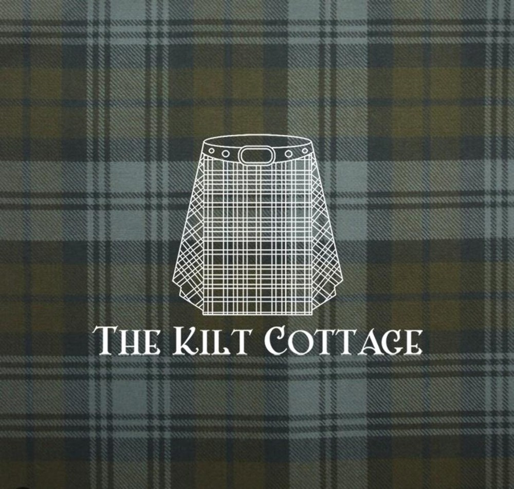 Scottish Black Watch Weathered Tartan Fabric 16oz Scottish Kilt Making Fabric