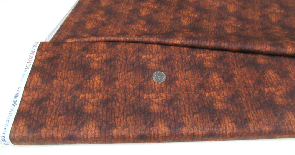 Michael Miller quilt-craft fabric BARK TEXTURE brown 5 3/4 yds (ddc-12829) Bolt!