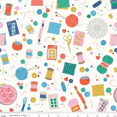 ‘Hand Made’ ~ 5″ x 5″ Squares, Riley Blake $3.99 Ships ANY Amount Of Fabric