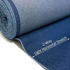 -2-Yard 9 Oz Indigo Blue Denim Fabric for Sewing, Crafting |Medium-Weight Denim