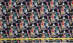 JUJUTSU KAISEN COLLAGE ANIME 1 YARD FABRIC ( 36″ X 58″ ) BRAND NEW