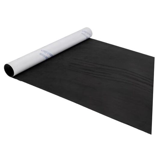 Black Microfiber Fabric Self-Adhesive Suede 39.37″x78.74″ 200×100 cm Black