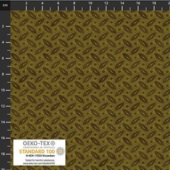 Stof European Quilting Fillippa’s Line Oblong Dots Khaki Fabric By Yd